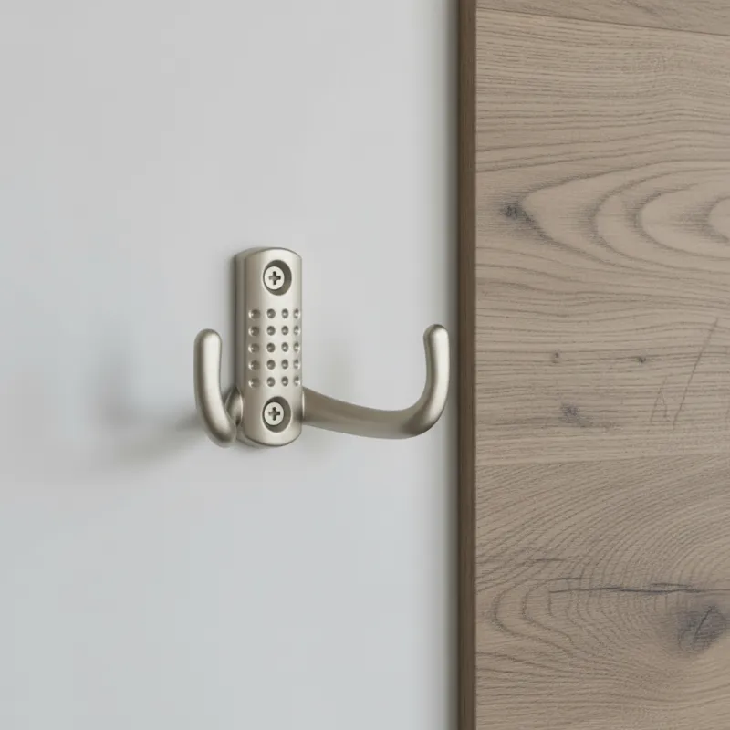 Namještajna kuka BRUNO Mini / Nikl satén