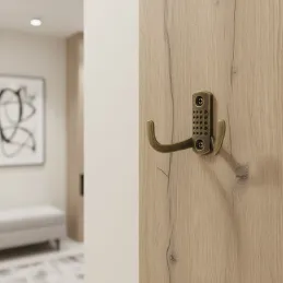 Namještajna vješalica BRUNO Mini / Mjed patina