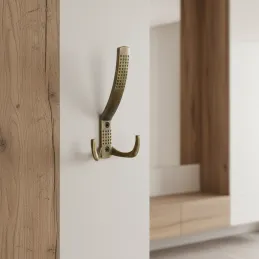 Namještajna vješalica BRUNO Maxi / Mjedena patina