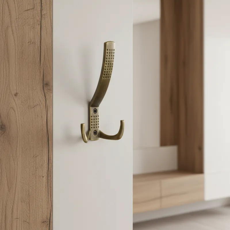 Namještajna vješalica BRUNO Maxi / Mjedena patina