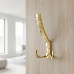 Namještajna kuka BRUNO Maxi / Sjajno zlatna