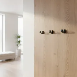 Vješalica TREVOR / Crna mat