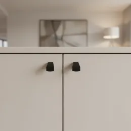 Ručka knopka TREVOR / Crna mat