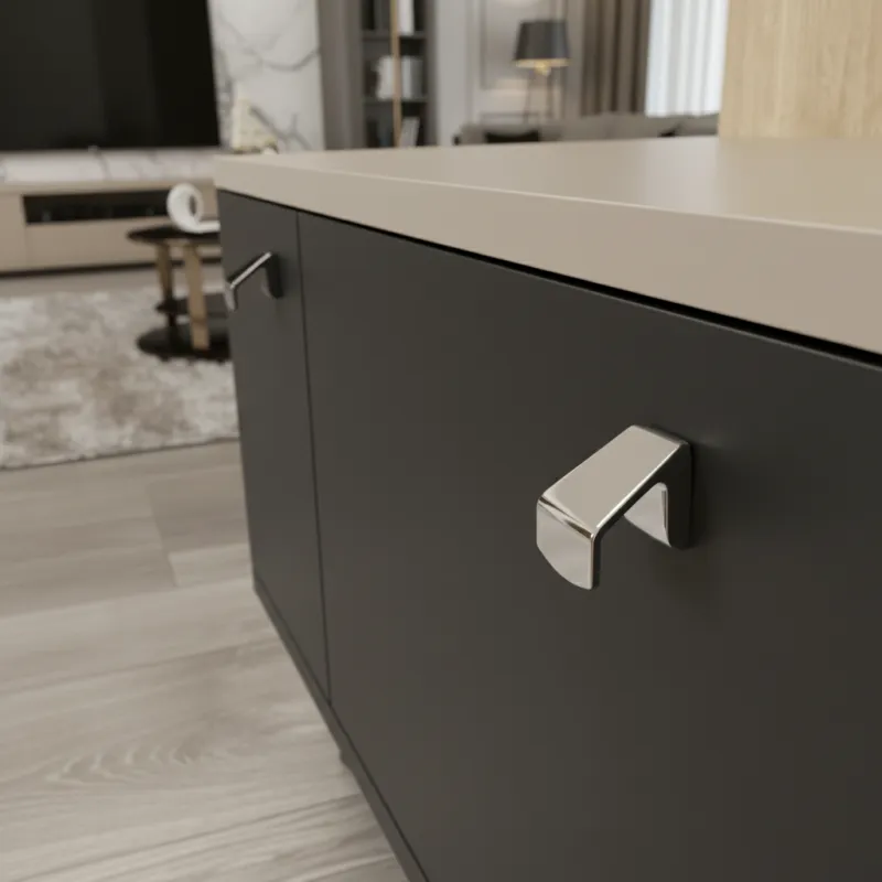 Ručka knopka TREVOR / Sjajni krom