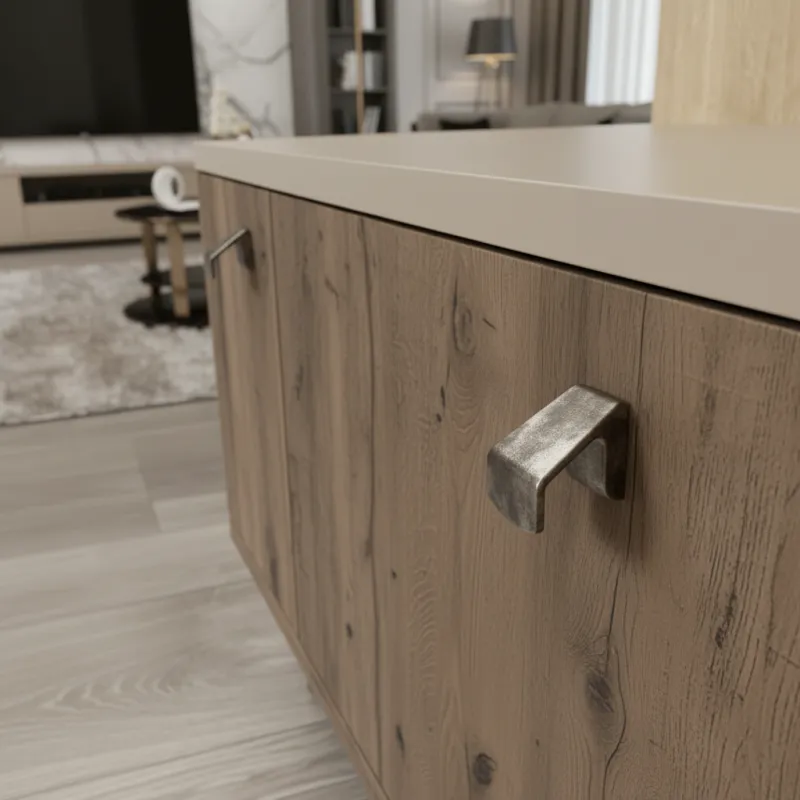 Ručka knopka TREVOR / Starosrebrna