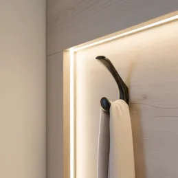 Vješalica MANAL / Crna mat