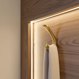 Vješalica MANAL / Brušeno zlatna