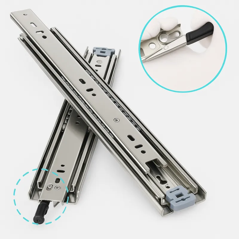 Kuglična vodilica s osiguračem HEAVY 53 mm - visokokapacitetna - nosivost 100 kg