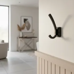 Vješalica PORTAS / Crna mat