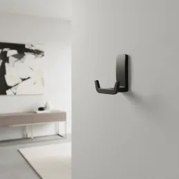 Vješalica TANIA L / Crna mat