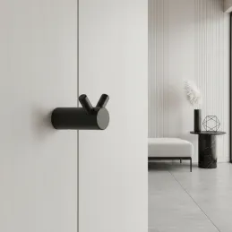 Vješalica INDUST / Crna mat