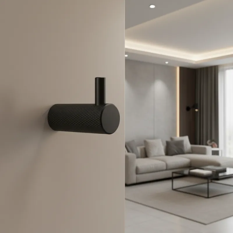 Vješalica INDUST UNO / Crna mat