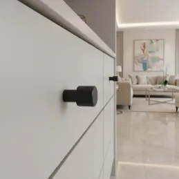 Gumb INDUST I. / Crna mat