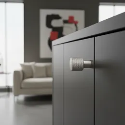 Gumb INDUST I. / Mat čelik plemeniti