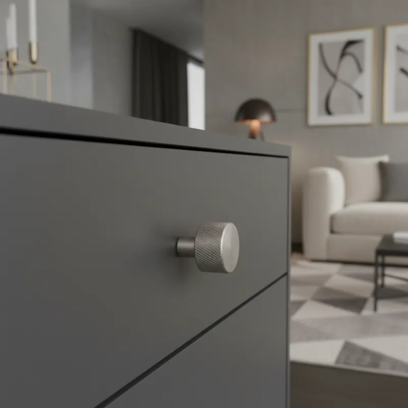 Gumb INDUST II. / Plemeniti čelik matirano