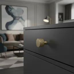 Gumb INDUST II. / Starozlatna