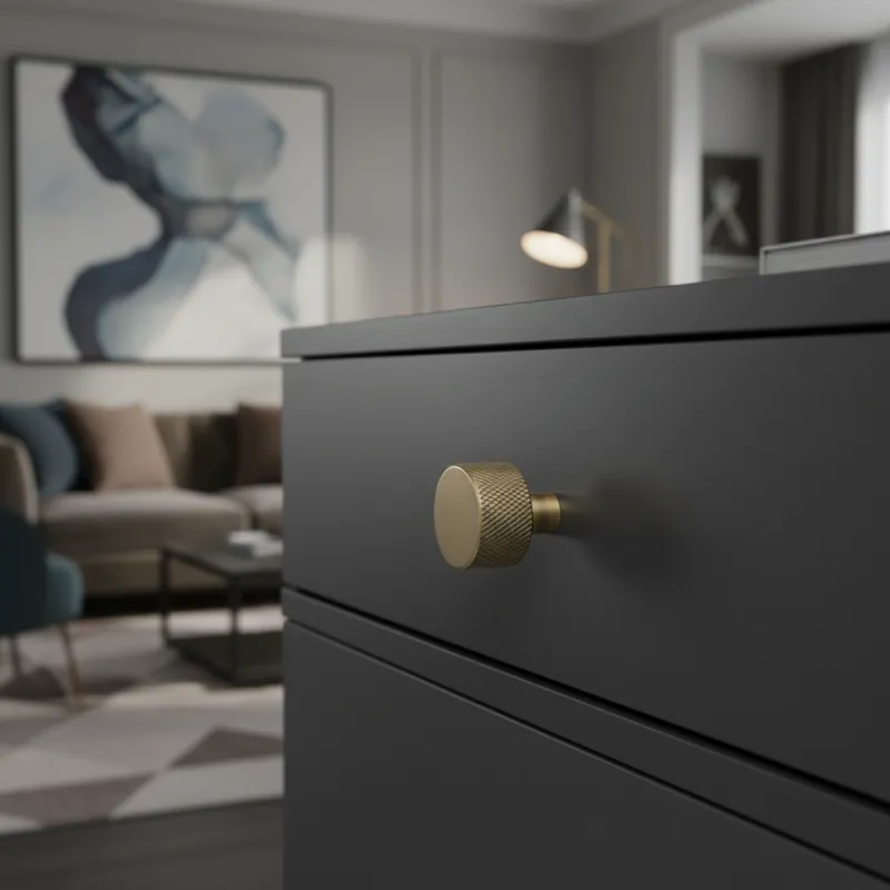 Gumb INDUST II. / Starozlatna