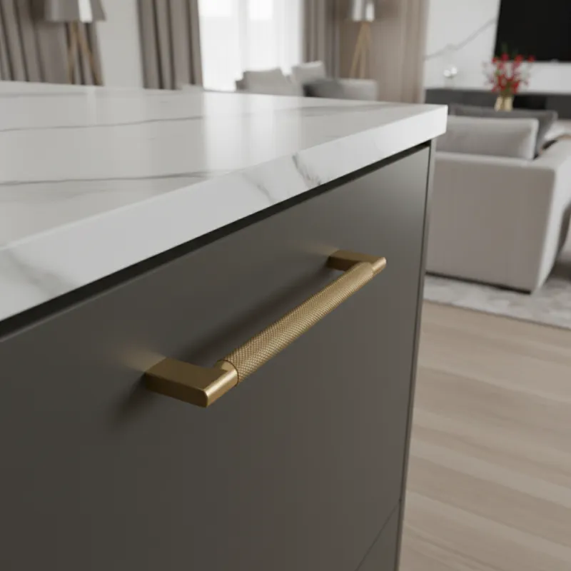 Ručka INDUST / Starozlatna