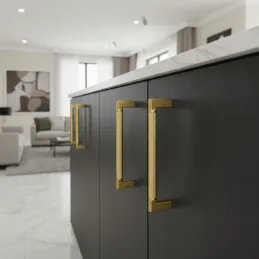 Ručka INDUST / Brušeno zlato