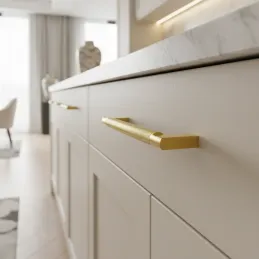 Ručka INDUST / Brušeno zlato