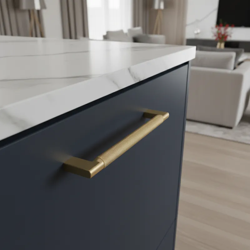 Ručka INDUST / Brušeno zlato