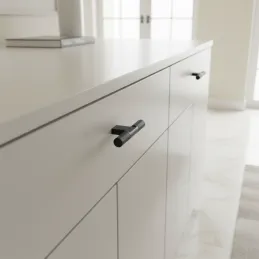 Ručka knopka INDUST DUO / Crna mat