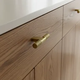 Ručka knopka INDUST DUO / Starozlatna