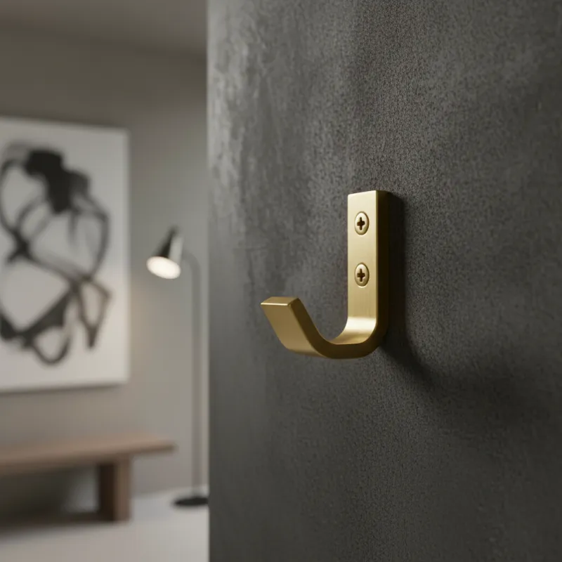 Vješalica VILACH Mini / Zlatno brušena