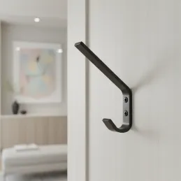 Vješalica VILACH / Crna mat