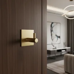 Samoljepljiva vješalica GINNA / Zlatno brušena