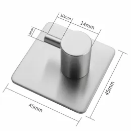 Samoljepljiva kuka GINNA / Nehrđajući čelik