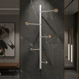 Dizajnerska zidna vješalica YOKO / Bijela mat