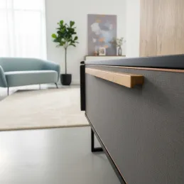 Drvena ručka GILAN / Lakirani hrast