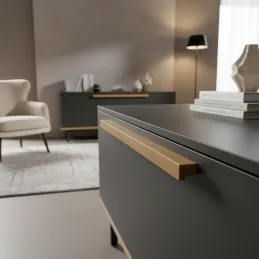 Drvena ručka GILAN / Lakirani hrast