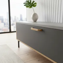 Drvena ručka MIA / Lakirani hrast