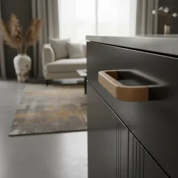 Drvena ručka MIA / Lakirani bukva