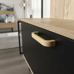 Drvena ručka MIA / Lakirani bor