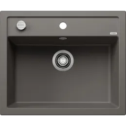 Kamniti sudoper Blanco DALAGO 6 s ekscentrom / Siva vulkan