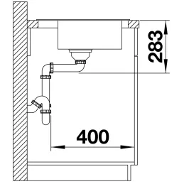 Nerezni sudoper Blanco DANA 45