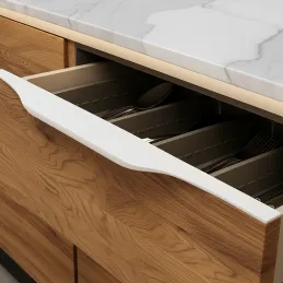 Ugradbena ručka LUTRA / Bijela mat