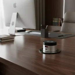 Izvlačna električna utičnica VENUX 1x USB A-C / Nehrđajući čelik