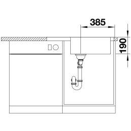 Blanco DINAS XL 6 S Compact sudoper od nehrđajućeg čelika