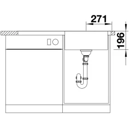 Nerđajući sudoper Blanco DIVON II 5 S-IF