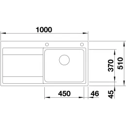 Nerezni sudoper Blanco DIVON II 5 S-IF