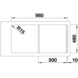 Nerezni sudoper Blanco DIVON II 5 S-IF