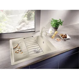 Kameninový sudoper Blanco ELON 45 S s rešetkom / Siva stijena