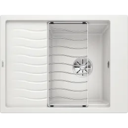 Kameninški sudoper Blanco ELON 45 S s rešetkom / Bijela