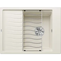 Kamniti sudoper Blanco ELON 45 S s rešetkom / Bijela soft
