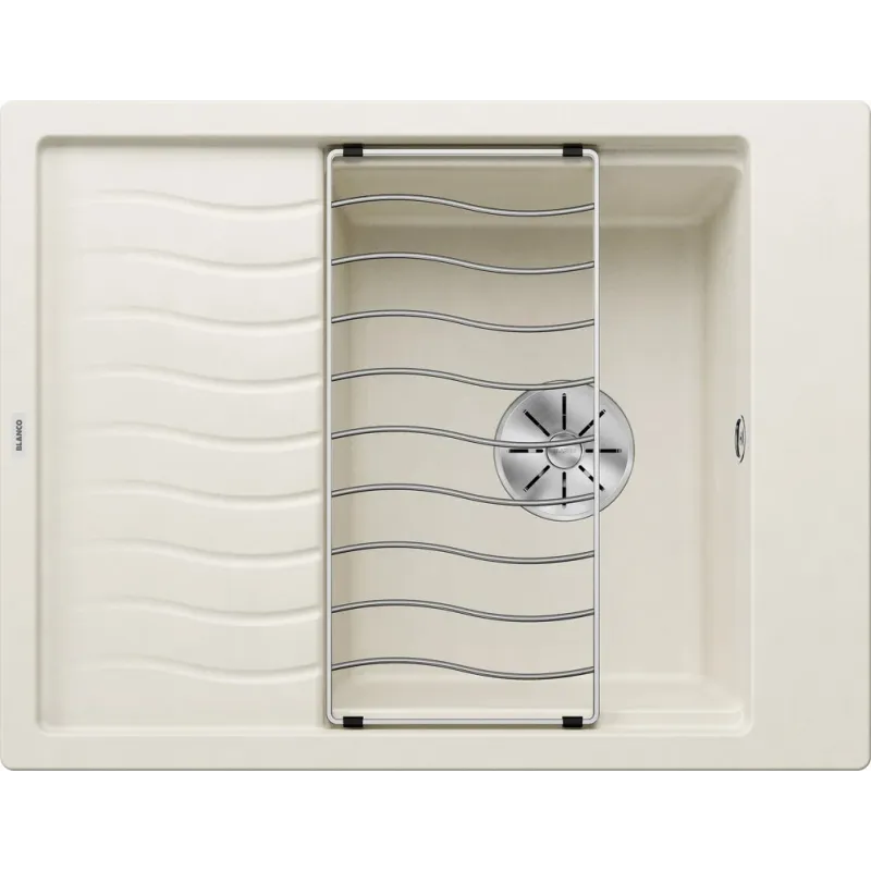 Kamniti sudoper Blanco ELON 45 S s rešetkom / Bijela soft