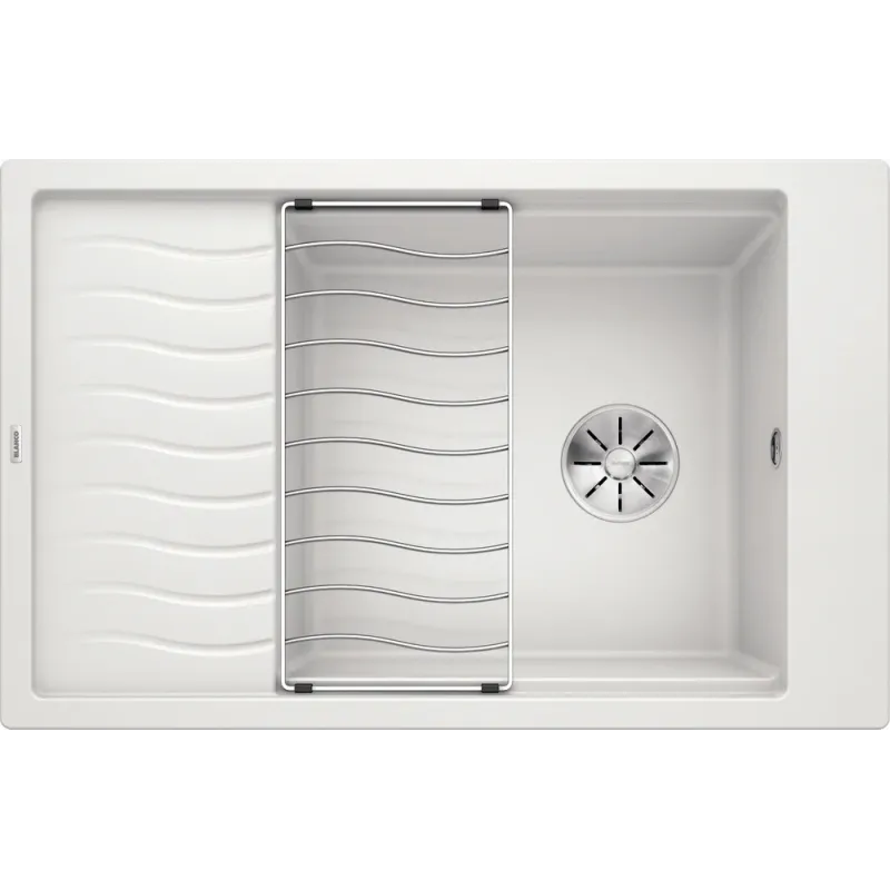 Kameninovski sudoper Blanco ELON XL 6 S s rešetkom / Bijela